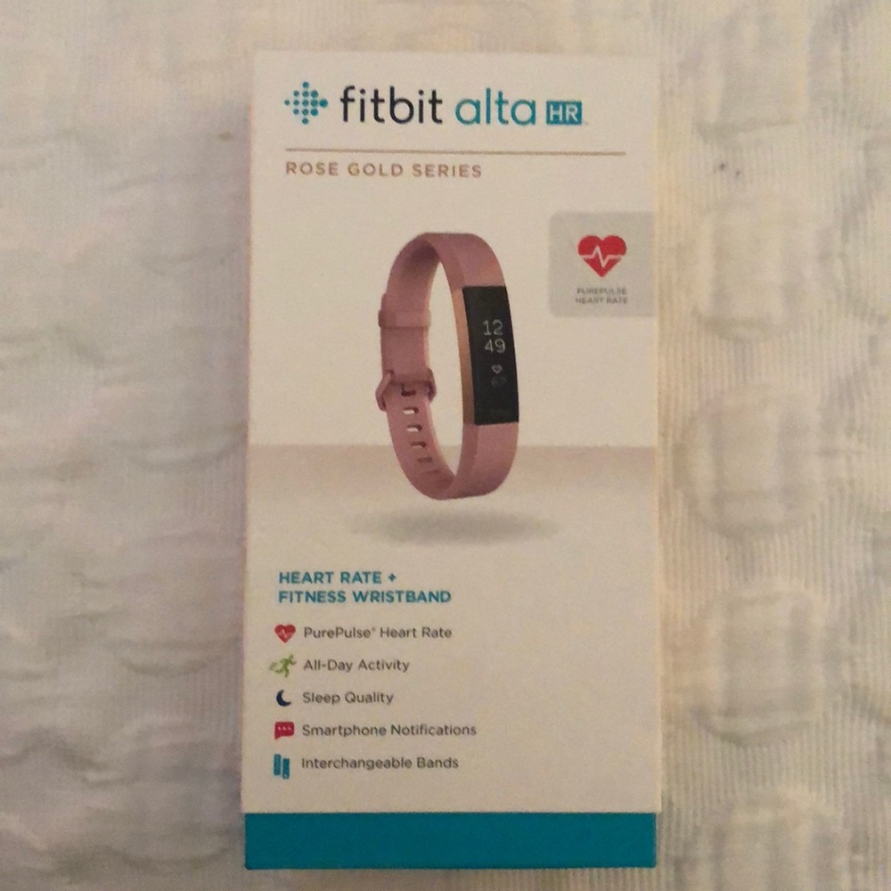 Fitbit aria HR- rose gold series